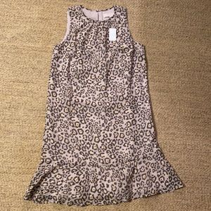 NWT LOFT Sz XS animal print dress